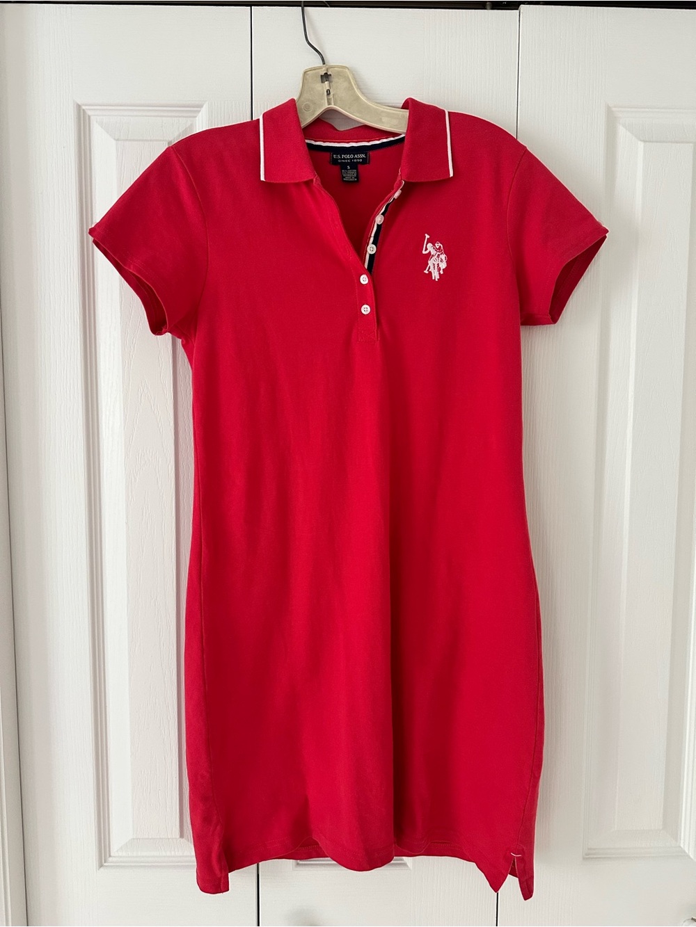 U.S. Polo Assn. Red Polo Shirt Dress